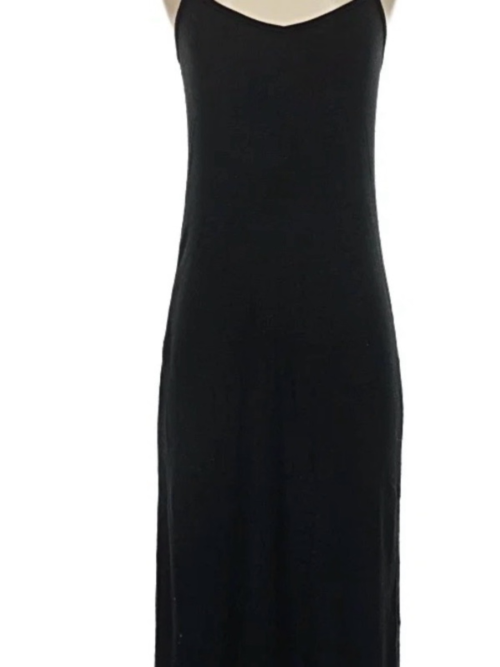 GAP Black Midi Slip Dress
